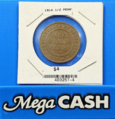 Australian 1914 Half Penny